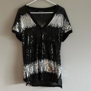 Sequin top!